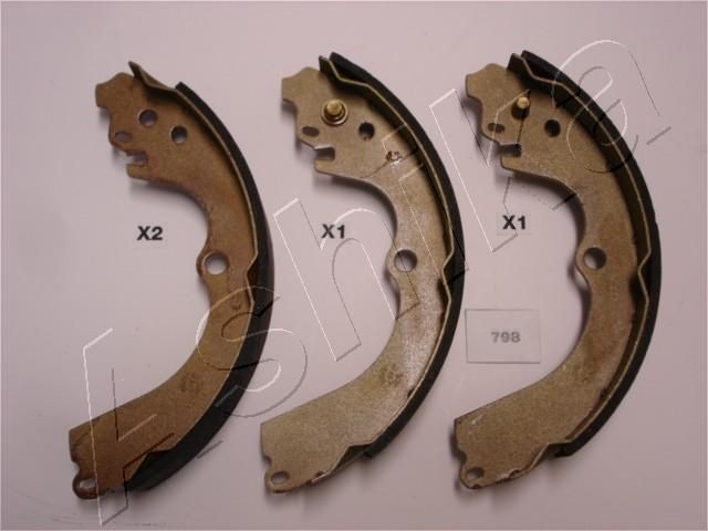 ASHIKA Piduriklotside komplekt 55-07-798 Trummelpiduriklotsid Subaru SG 55-07-798 ASHIKA