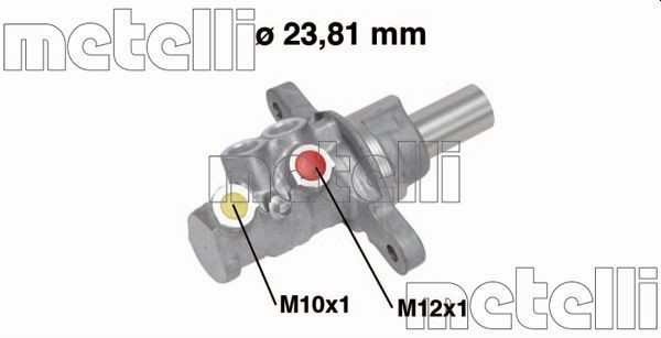 METELLI Jarrupääsylinteri 05-0724 Peugeot 308 I jarrupääsylinteri METELLI 05-0724