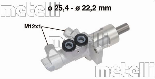METELLI Hoofdremcilinder 05-0744 METELLI 05-0744 Hoofdremcilinder BMW E88 originele prijs