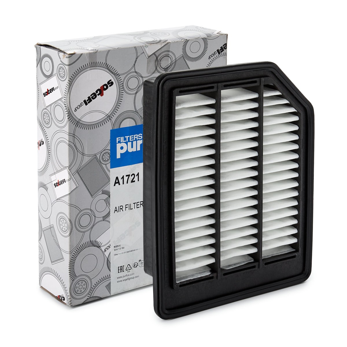 PURFLUX Õhufilter A1721 PURFLUX A1721 Õhufilter Suzuki SX4 S-Cross originaal hind