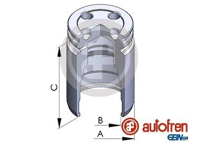 AUTOFREN SEINSA Piston, étrier de frein D025241 AUTOFREN SEINSA D025241 Piston étrier Toyota Yaris 3 pas cher