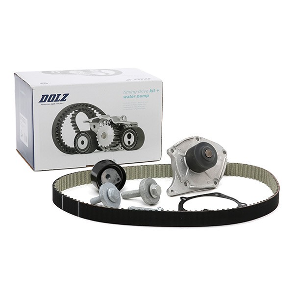 DOLZ Registerreimsett med vannpumpe KD004 Vannpumpe + registerreimsett Nissan N16 KD004 DOLZ