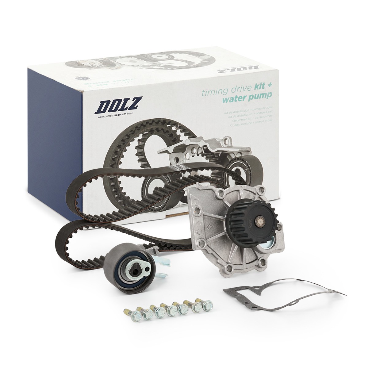DOLZ Distributieriem set + waterpomp KD025 KD025 Waterpomp + distributieriem set CHEVROLET KALOS DOLZ