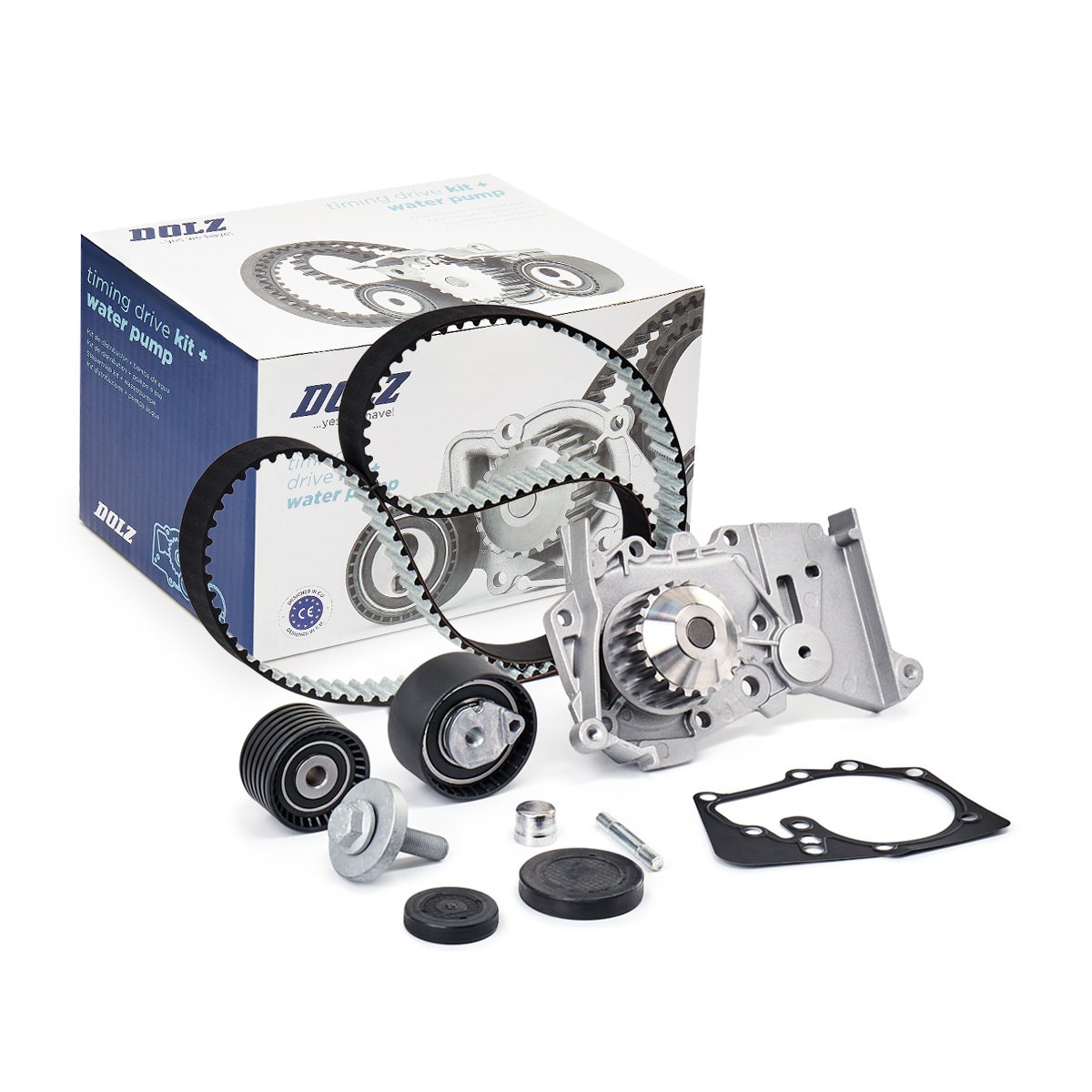 DOLZ Tandremssæt med vandpumpe KD046 KD046 Vandpumpe + tandremssæt NISSAN 350 Z DOLZ