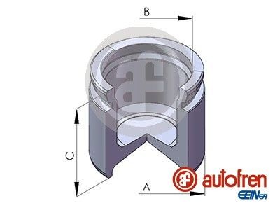 AUTOFREN SEINSA Êmbolo, pinça do travão D025451 Êmbolo pinça do travão RENAULT AUTOFREN SEINSA D025451