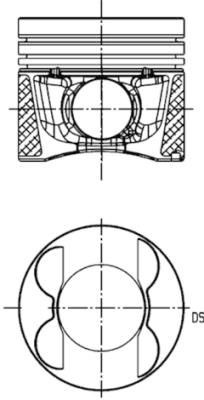 Piston KOLBENSCHMIDT 40809610 KOLBENSCHMIDT 40809610: Piston Mercedes SPRINTER 2023