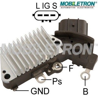 MOBILETRON Generatorregulator VR-H2005-63A Laderelæ ISUZU MOBILETRON VR-H2005-63A