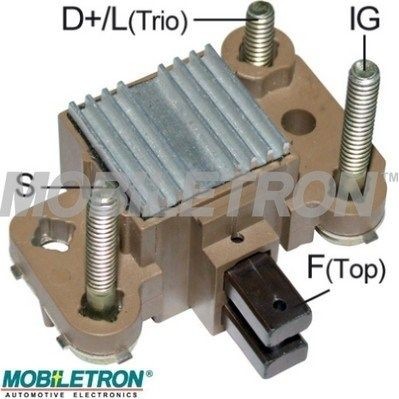 MOBILETRON Dynamoregulator VR-H2009-75 Laderegulator MOBILETRON Citroën C8 VR-H2009-75