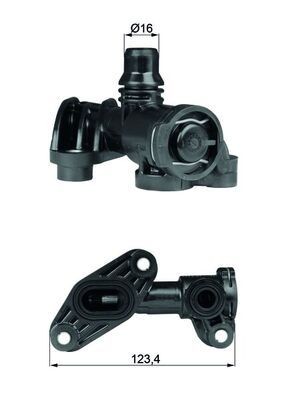 MAHLE Thermostaat, oliekoeling TO 6 93 TO 6 93 Oliethermostaat MAHLE VOLKSWAGEN SHARAN