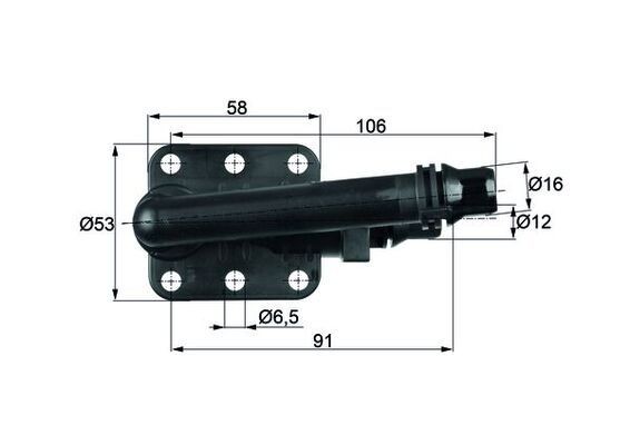 MAHLE Termiostat, oljekylning TO 5 82 MAHLE TO 5 82 Oljetermostat Nissan X-Trail T32