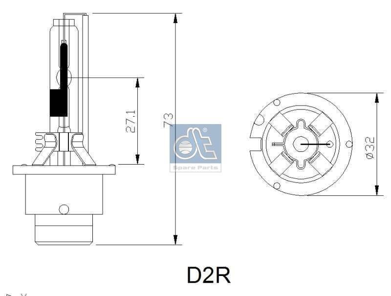 DT Spare Parts Λάμπα xenon 3.32942 Λάμπα για προβολακια DT Spare Parts ADAM 3.32942 φθηνά