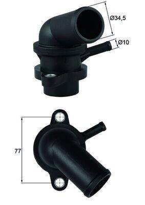 MAHLE Termostaatti, jäähdytysneste TI 240 87D Daewoo Lanos KLAT termostaatti MAHLE TI 240 87D