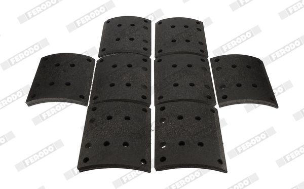 FERODO Brake Lining Kit, drum brake K19488.9-F3672 VAUXHALL CORSA FERODO handbrake shoes K194889F3672