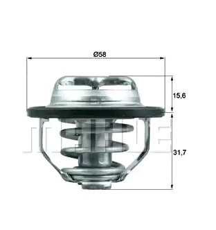 MAHLE Θερμοστάτης, ψυκτικό υγρό TX 122 82 MAHLE TX 122 82 Θερμοστάτης ALFA ROMEO 159 κόστος