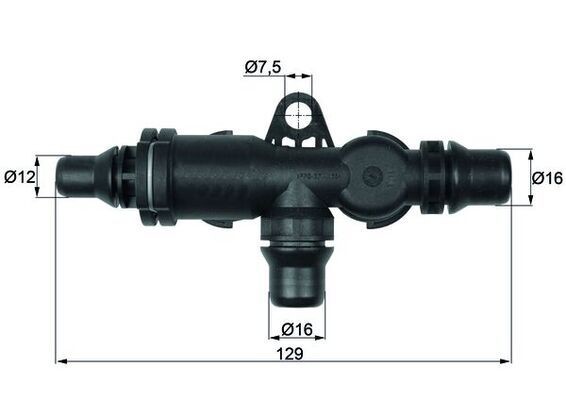 MAHLE Termostato, Raffreddamento olio TO 4 82 MAHLE TO 4 82 Termostato olio Lancia THESIS costo