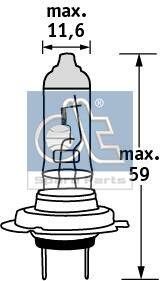 DT Spare Parts Gloeilamp, koplamp 9.78105 Nissan SUNNY Gloeilamp koplamp DT Spare Parts 9.78105