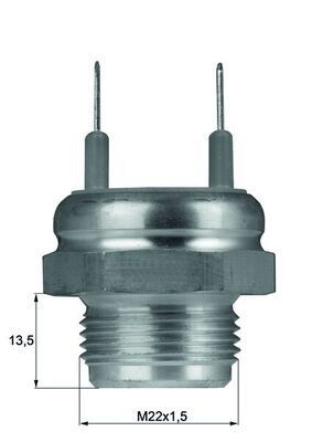 MAHLE Temperaturbryter, kjølevifte TSW 4D TSW 4D Temperaturbryter kjølevifte CITROËN C4 MAHLE