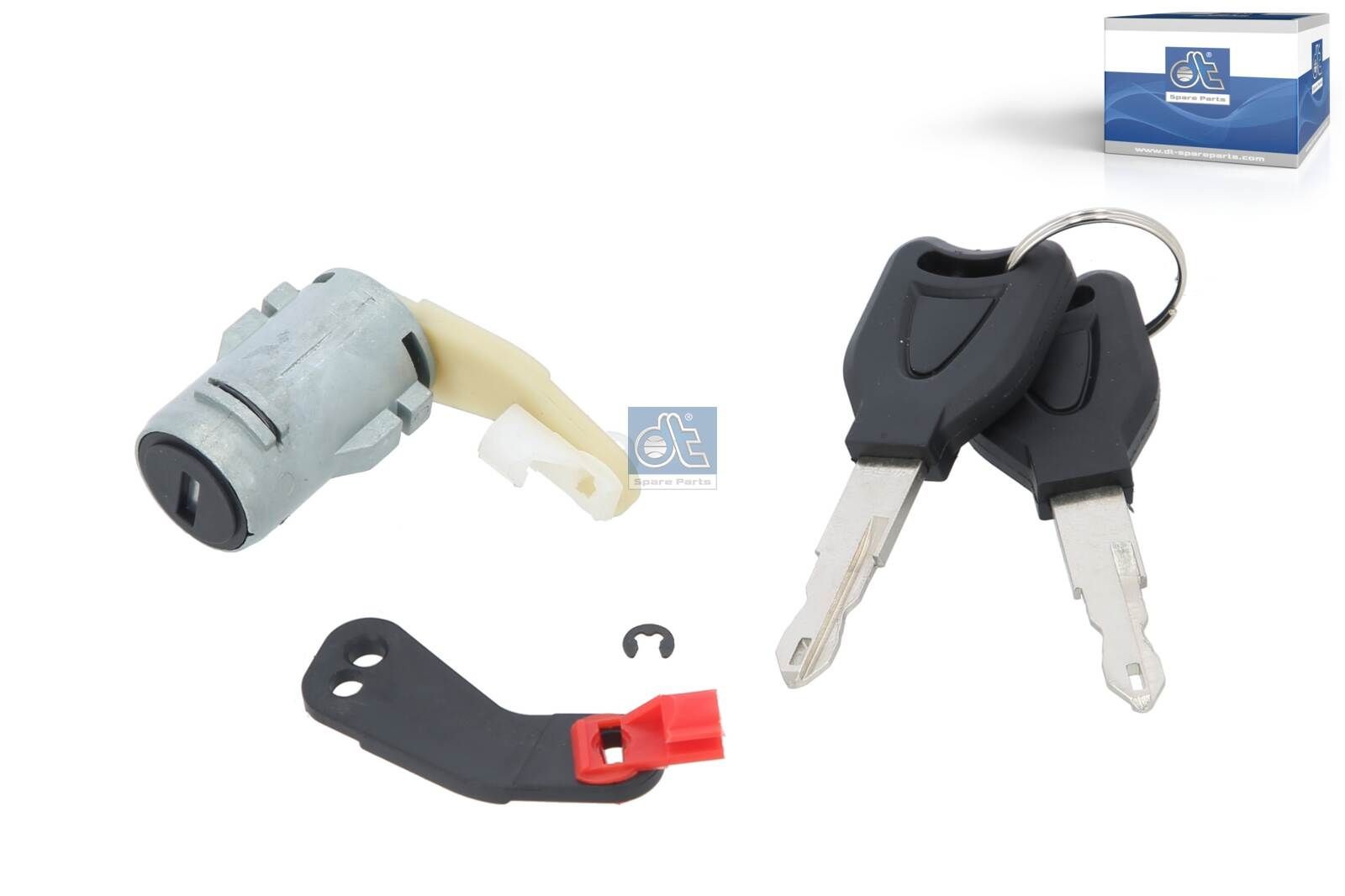 Jogo de canhões de fechaduras DT Spare Parts 6.96200 DT Spare Parts 6.96200 Jogo de canhões de fechaduras VOLVO V70 2000
