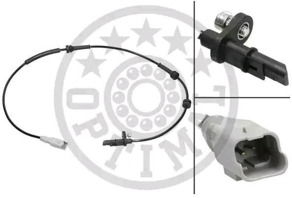 OPTIMAL Sensore ABS 06-S486 06-S486 costo Sensore abs OPTIMAL CITROËN C-ELYSEE
