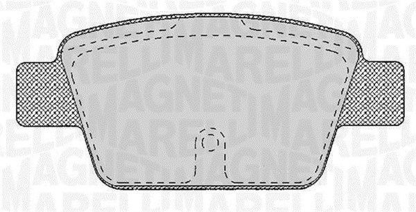 MAGNETI MARELLI Τακάκια φρένων 363916060125 Αγωνιστικά τακάκια MAGNETI MARELLI Fiat DUCATO 363916060125