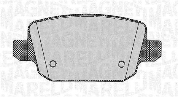 MAGNETI MARELLI Piduriklotsid 363916060257 Sport piduriklotsid VOLVO MAGNETI MARELLI 363916060257