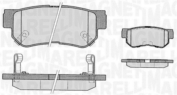 MAGNETI MARELLI Brzdové doštičky/platničky 363916060278 Športové brzdové doštičky MAGNETI MARELLI H350 363916060278 lacné