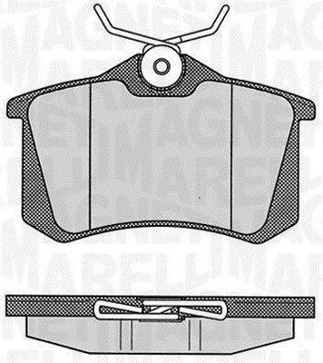 MAGNETI MARELLI Bremseklodser 363916060348 Bremseklodser MAGNETI MARELLI 350 Z 363916060348 billig