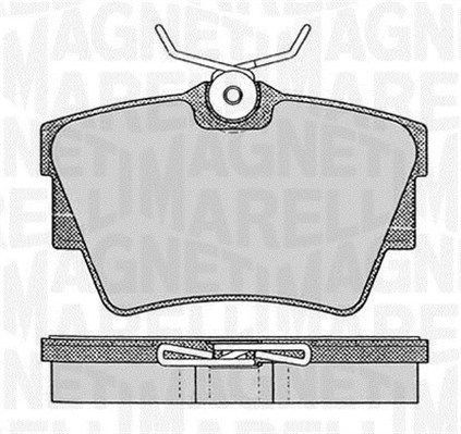 MAGNETI MARELLI Pastilhas de travão 363916060370 363916060370 Pastilhas de travão desportivas MAGNETI MARELLI OPEL MERIVA