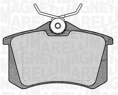 MAGNETI MARELLI Pastilhas de travão 363916060131 Pastilha MAGNETI MARELLI C4 363916060131 baratos
