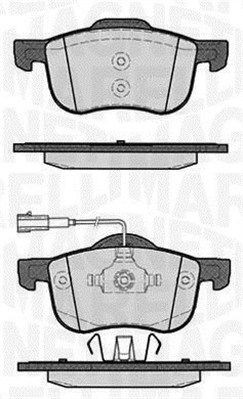 MAGNETI MARELLI Piduriklotsid 363916060128 Sport piduriklotsid MAGNETI MARELLI 147 363916060128 odav