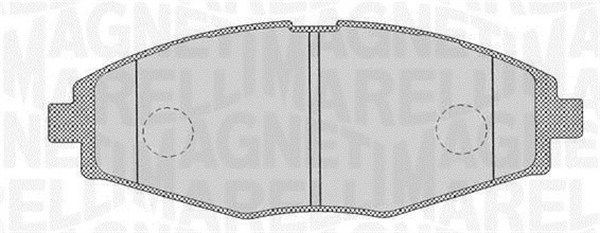 MAGNETI MARELLI Pastilhas de travão 363916060164 363916060164 Pastilhas de travão desportivas OPEL MERIVA MAGNETI MARELLI