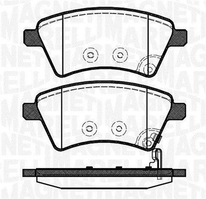MAGNETI MARELLI Bremseklosser 363916060241 Sportsbremseklosser MAGNETI MARELLI SUZUKI 363916060241
