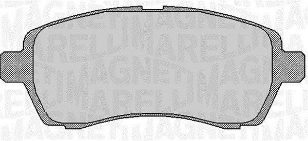 MAGNETI MARELLI Pastilhas de travão 363916060254 MAGNETI MARELLI 363916060254 Jogo de pastilhas de travão KA+ Hatchback (UK, FK) preço