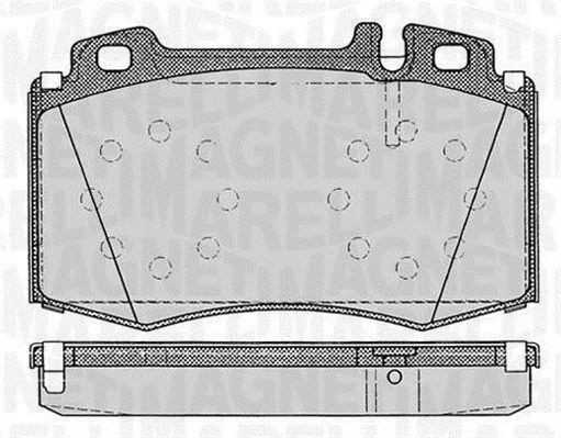 MAGNETI MARELLI Brzdové doštičky/platničky 363916060320 Platničky MAGNETI MARELLI PAGODE 363916060320 lacné