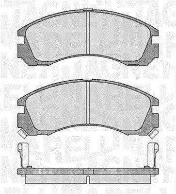 MAGNETI MARELLI Kit pastiglie freni 363916060339 363916060339 costo Pastiglie freno sportive MITSUBISHI 3000 GT MAGNETI MARELLI