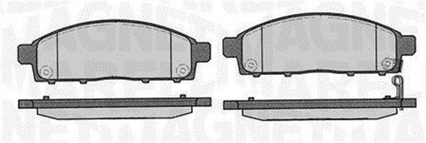 MAGNETI MARELLI Remblokken 363916060337 363916060337 MAGNETI MARELLI Remblokkenset voor schijfrem Mitsubishi goedkoop