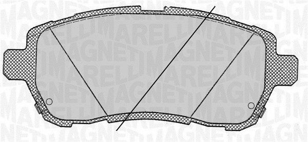 MAGNETI MARELLI Bremseklosser 363916060818 Sportsbremseklosser MAGNETI MARELLI SUZUKI 363916060818