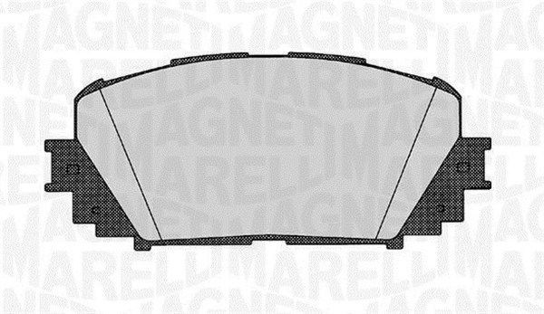 MAGNETI MARELLI Plaquettes de frein 363916060627 MAGNETI MARELLI 363916060627 Plaquettes de frein Corolla E160 à un prix avantageux