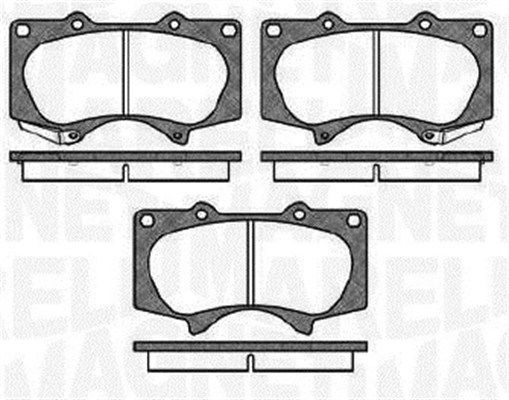 MAGNETI MARELLI Klocki hamulcowe 363916060409 Układ hamulcowy Tacoma N300: Klocki hamulcowe MAGNETI MARELLI 363916060409