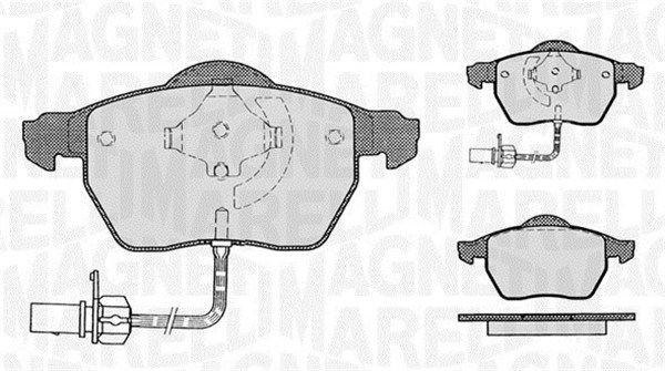MAGNETI MARELLI Pastilhas de travão 363916060142 Pastilhas de travão desportivas MAGNETI MARELLI A7 363916060142 baratos