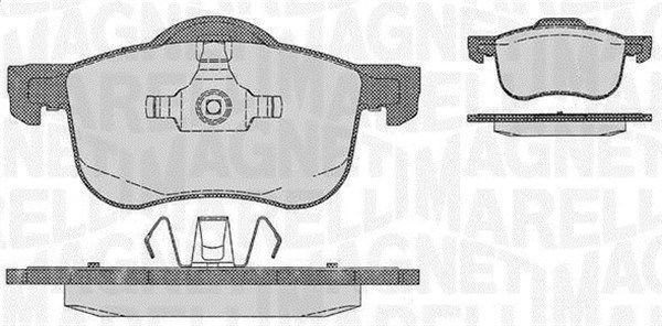MAGNETI MARELLI Piduriklotsid 363916060422 Sport piduriklotsid MAGNETI MARELLI VOLVO 363916060422