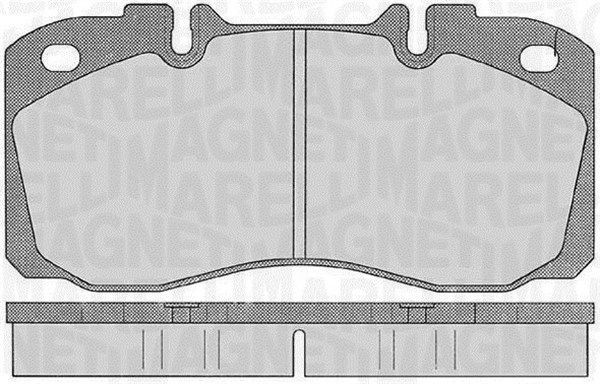 MAGNETI MARELLI Kit pastiglie freni 363916060530 363916060530 costo Pastiglie freno sportive MITSUBISHI 3000 GT MAGNETI MARELLI