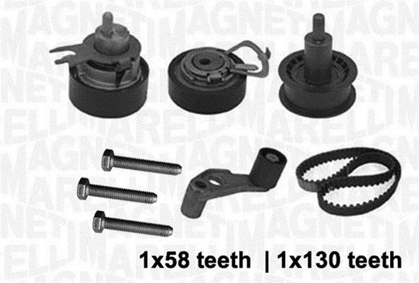 MAGNETI MARELLI Kit cinghia di distribuzione 341303680000 341303680000 Cinghia di distribuzione MAGNETI MARELLI SEAT LEON costo