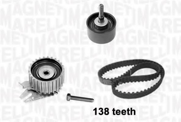 MAGNETI MARELLI Zobsiksnas komplekts 341303980000 341303980000 Zobsiksnas komplekts SUZUKI X-90 MAGNETI MARELLI