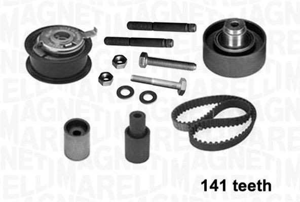MAGNETI MARELLI Kit cinghia di distribuzione 341304910000 341304910000 Cinghia di distribuzione MAGNETI MARELLI SEAT LEON costo