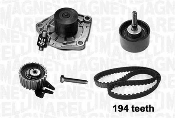 MAGNETI MARELLI Kit cinghia distribuzione, pompa acqua 341404050001 341404050001 Kit cinghia di distribuzione MERCEDES-BENZ T2 MAGNETI MARELLI costo