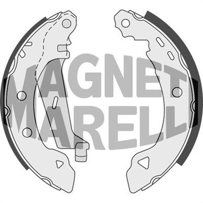 MAGNETI MARELLI Brake Shoe 360219198351 360219198351 MAGNETI MARELLI brake shoes FIAT 600
