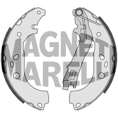 MAGNETI MARELLI Maxila de travão 360219198321 Maxilas de travão MAGNETI MARELLI 600 360219198321 baratos