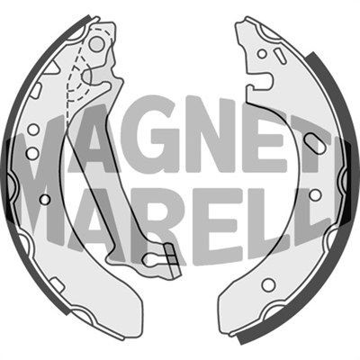 MAGNETI MARELLI Bremsesko 360219198371 MAGNETI MARELLI 360219198371 Bremsesko