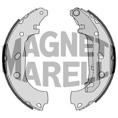 MAGNETI MARELLI Bremsesko 360219198328 Bremseskosett MAGNETI MARELLI FOCUS 360219198328 billige